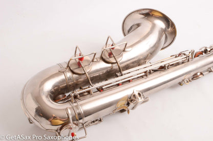 Selmer New Largebore Tenor Original Silver Very Good Condition 8576