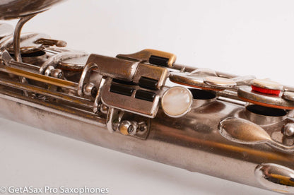 Selmer New Largebore Tenor Original Silver Very Good Condition 8576