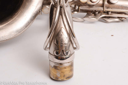 Selmer New Largebore Tenor Original Silver Very Good Condition 8576