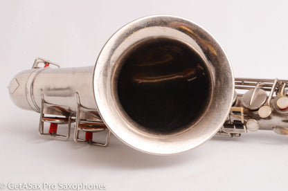 Selmer New Largebore Tenor Original Silver Very Good Condition 8576