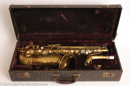 Selmer New LargeBore Alto Original Lacquer Recent Overhaul 11770