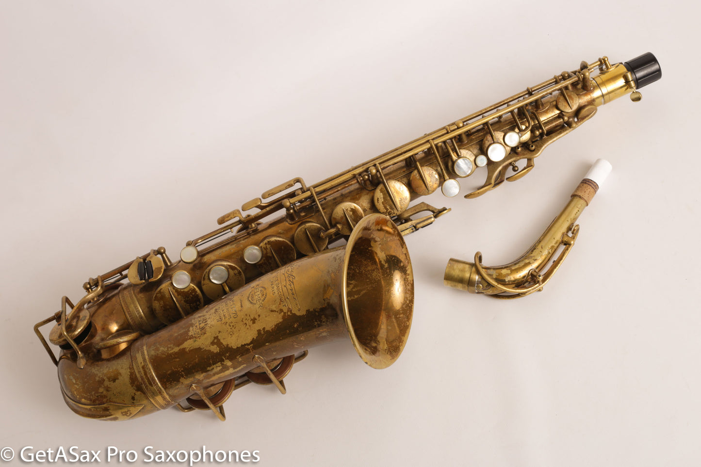 Selmer New LargeBore Alto Original Lacquer Recent Overhaul 11770