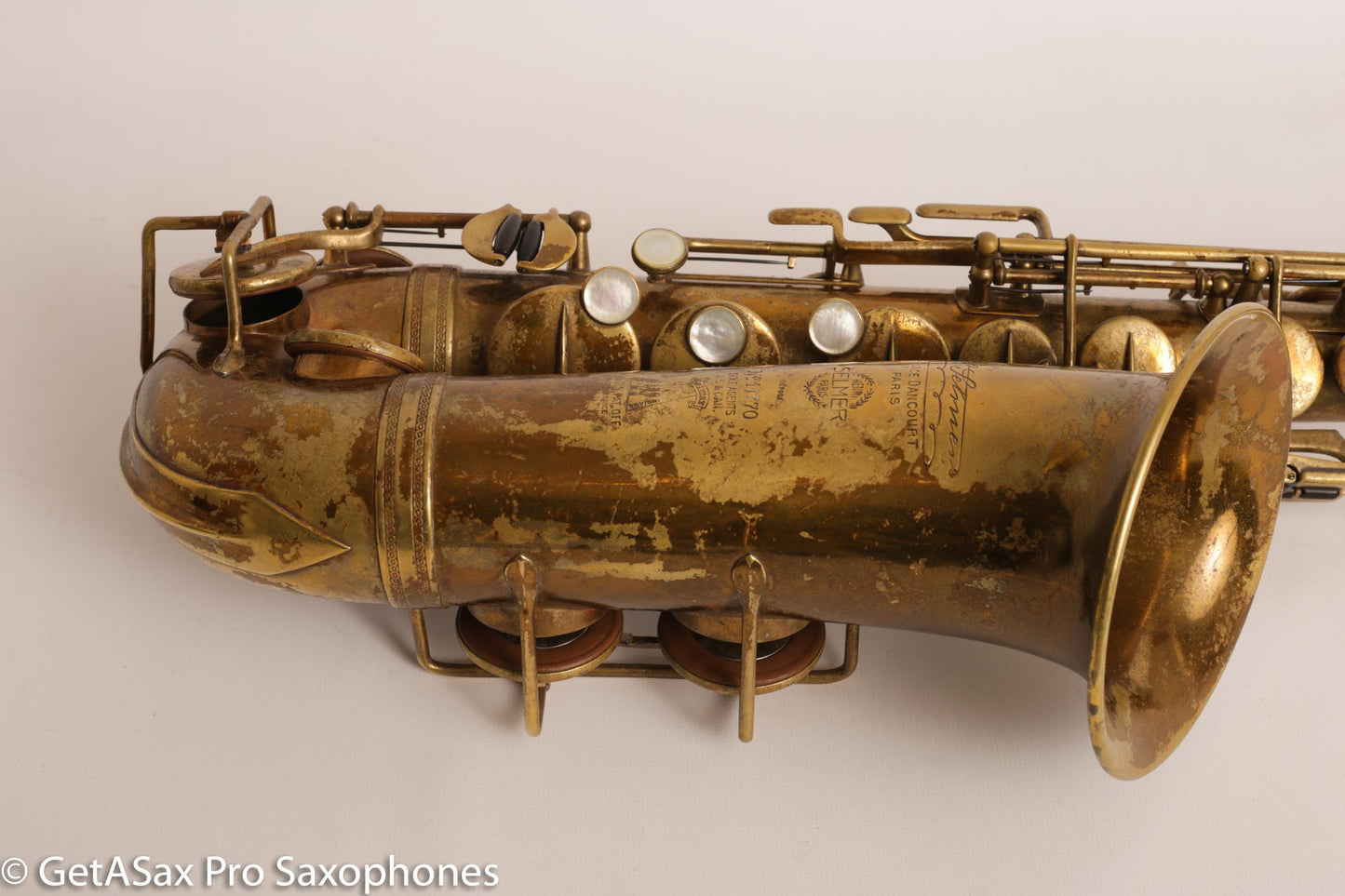Selmer New LargeBore Alto Original Lacquer Recent Overhaul 11770