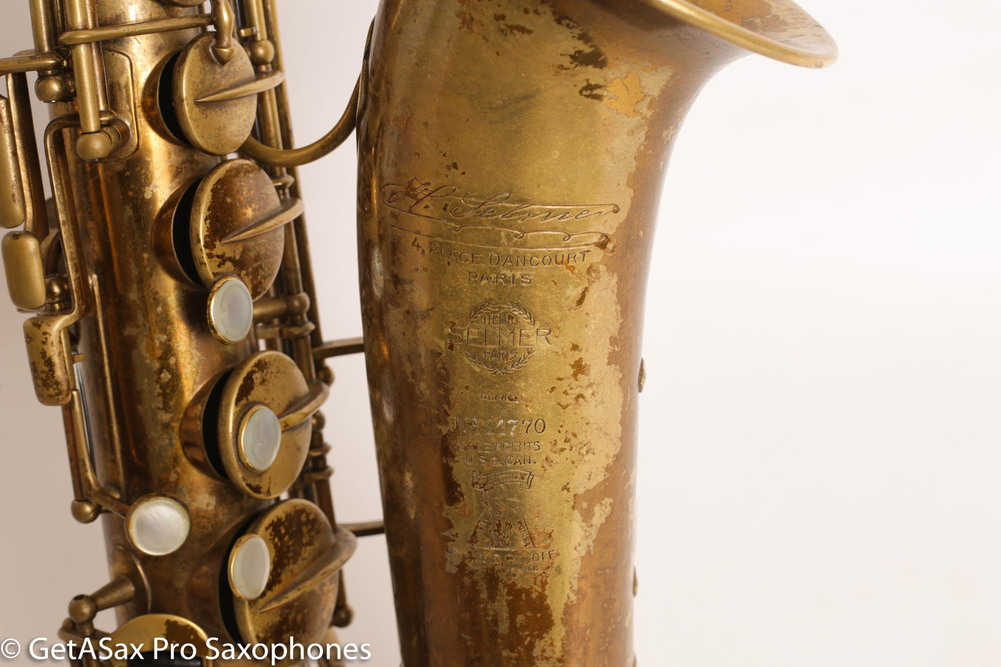 Selmer New LargeBore Alto Original Lacquer Recent Overhaul 11770