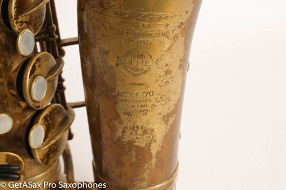 Selmer New LargeBore Alto Original Lacquer Recent Overhaul 11770