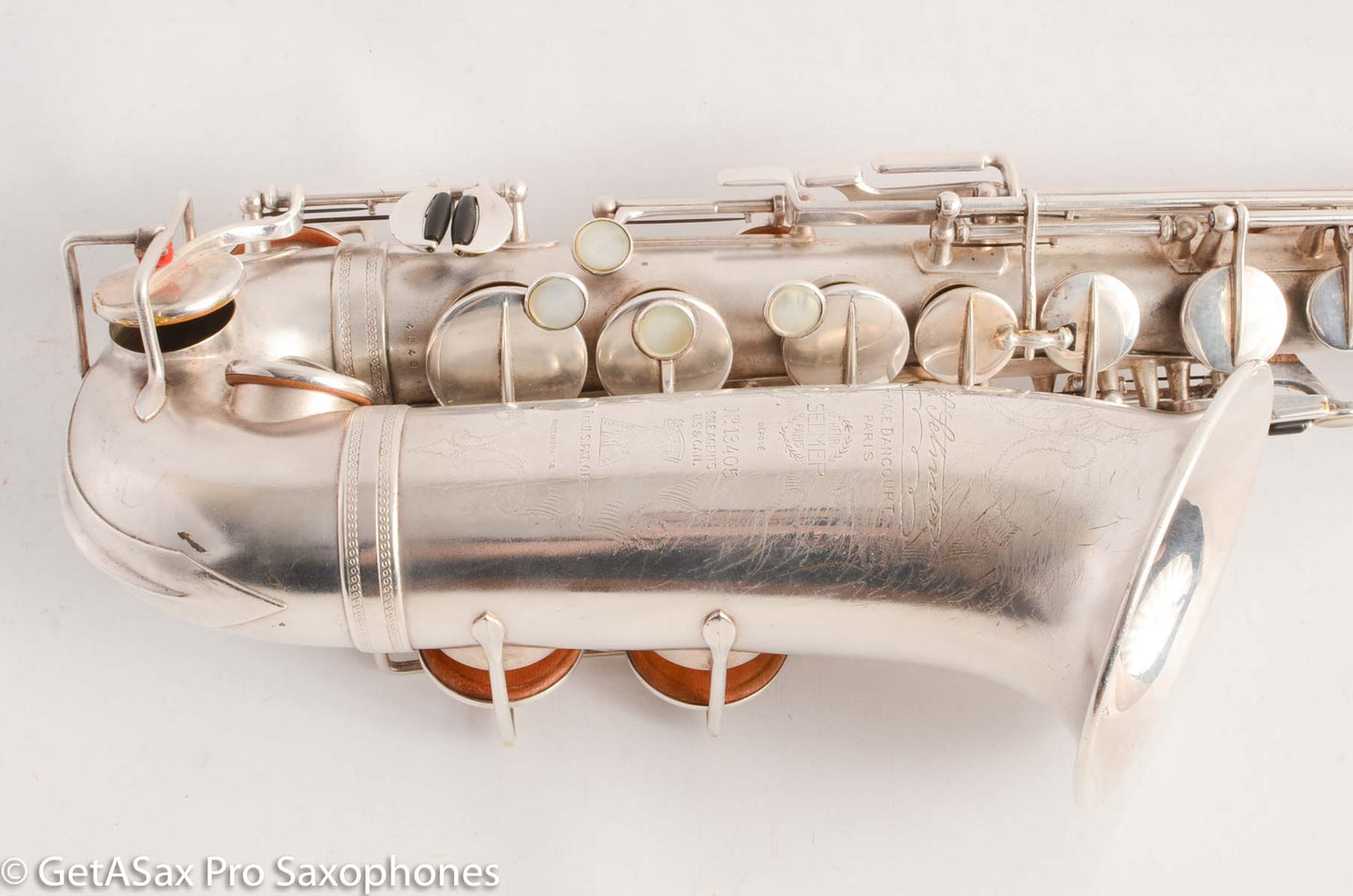 Selmer New Largebore Alto Saxophone Silver 13405