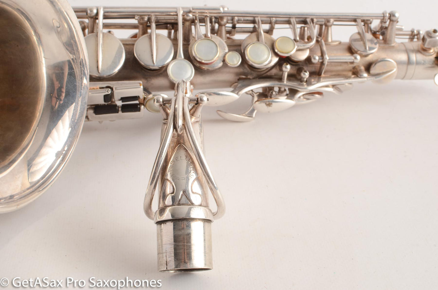 Selmer New Largebore Alto Saxophone Silver 13405