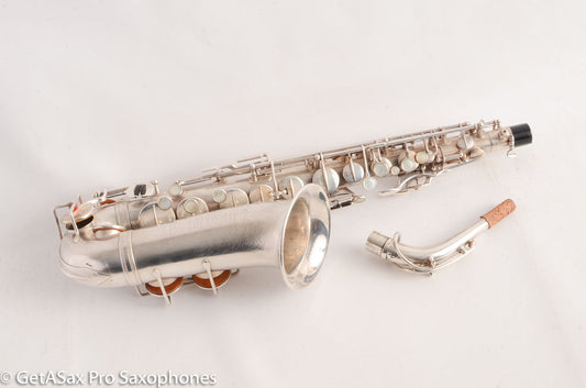 Selmer New Largebore Alto Saxophone Silver 13405