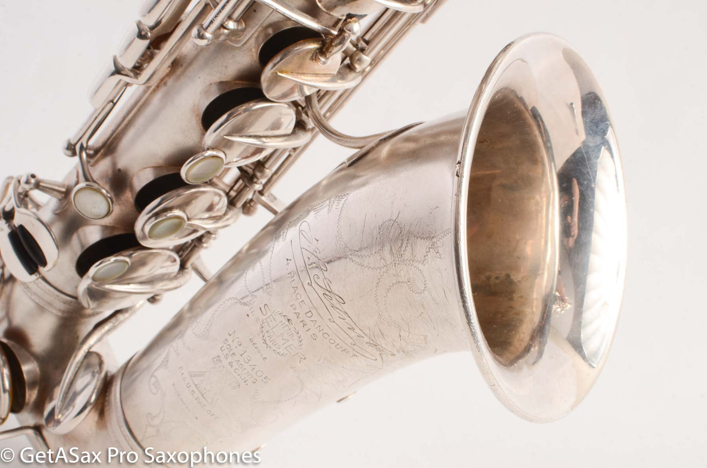 Selmer New Largebore Alto Saxophone Silver 13405
