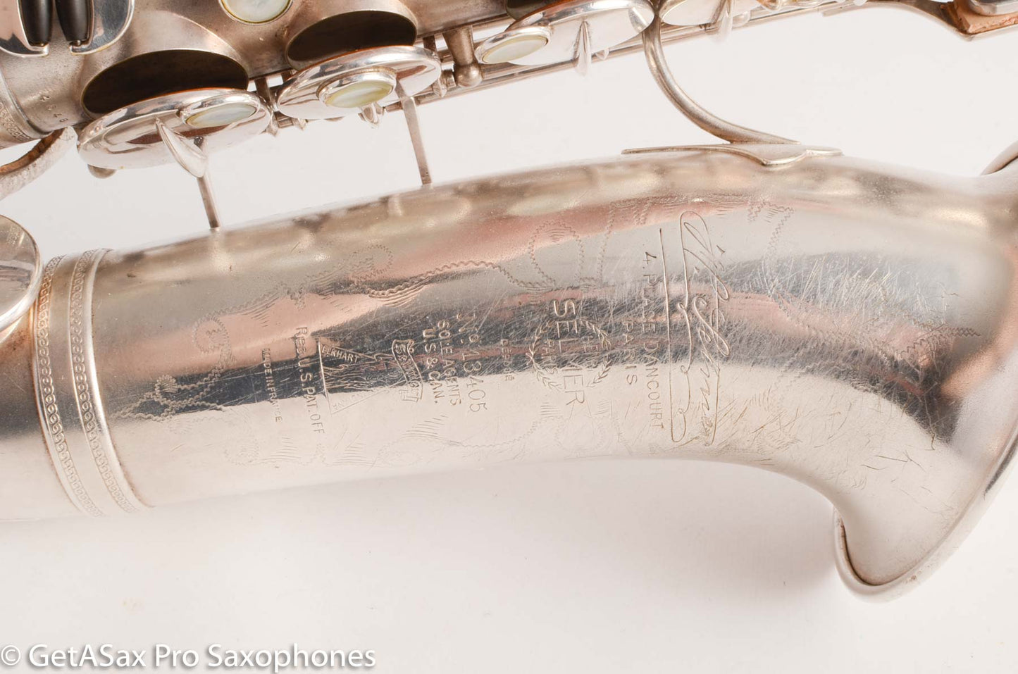 Selmer New Largebore Alto Saxophone Silver 13405