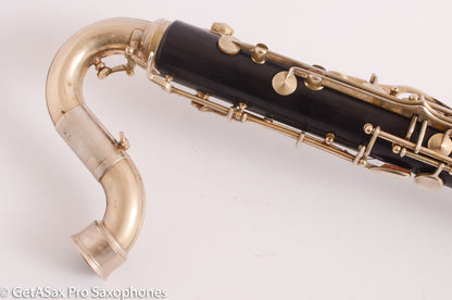 Selmer Paris Low Eb Bass Clarinet 1950’s Good Condition Old Pads