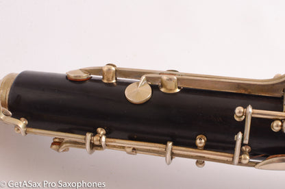 Selmer Paris Low Eb Bass Clarinet 1950’s Good Condition Old Pads