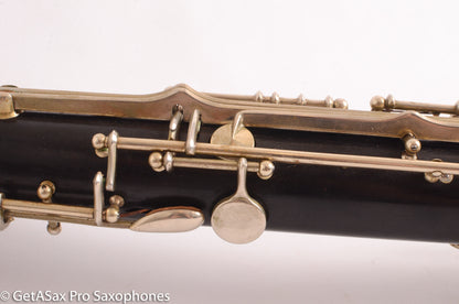 Selmer Paris Low Eb Bass Clarinet 1950’s Good Condition Old Pads