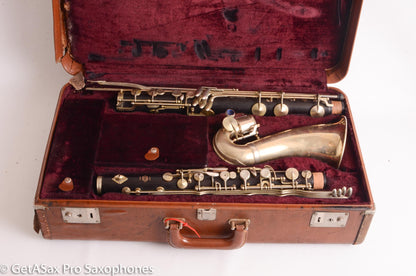 Selmer Paris Low Eb Bass Clarinet 1950’s Good Condition Old Pads