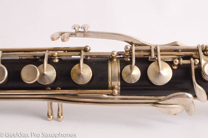 Selmer Paris Low Eb Bass Clarinet 1950’s Good Condition Old Pads