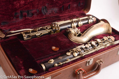 Selmer Paris Low Eb Bass Clarinet 1950’s Good Condition Old Pads