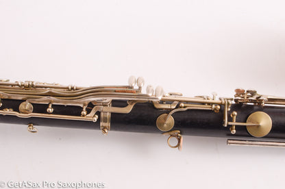 Selmer Paris Low Eb Bass Clarinet 1950’s Good Condition Old Pads