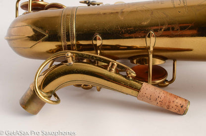 Selmer Radio Improved Alto Original Lacquer Excellent Condition Fresh Overhaul!