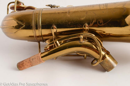 Selmer Radio Improved Alto Original Lacquer Excellent Condition Fresh Overhaul!