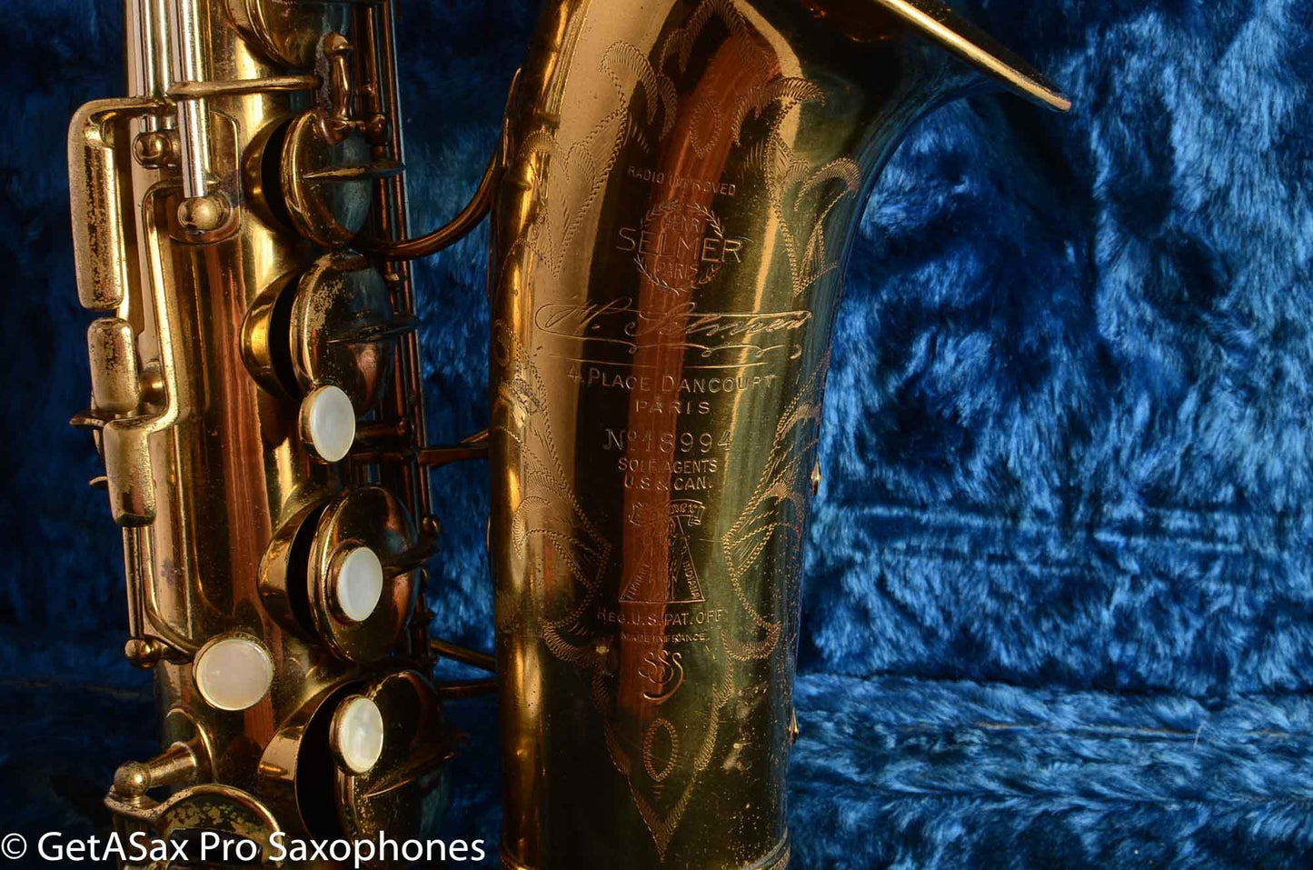 Selmer Radio Improved Alto Original Lacquer Excellent Condition Fresh Overhaul!