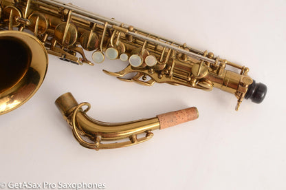 Selmer Radio Improved Alto Original Lacquer Excellent Condition Fresh Overhaul!