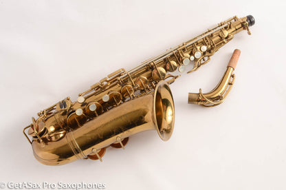 Selmer Radio Improved Alto Original Lacquer Excellent Condition Fresh Overhaul!