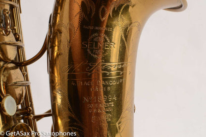 Selmer Radio Improved Alto Original Lacquer Excellent Condition Fresh Overhaul!