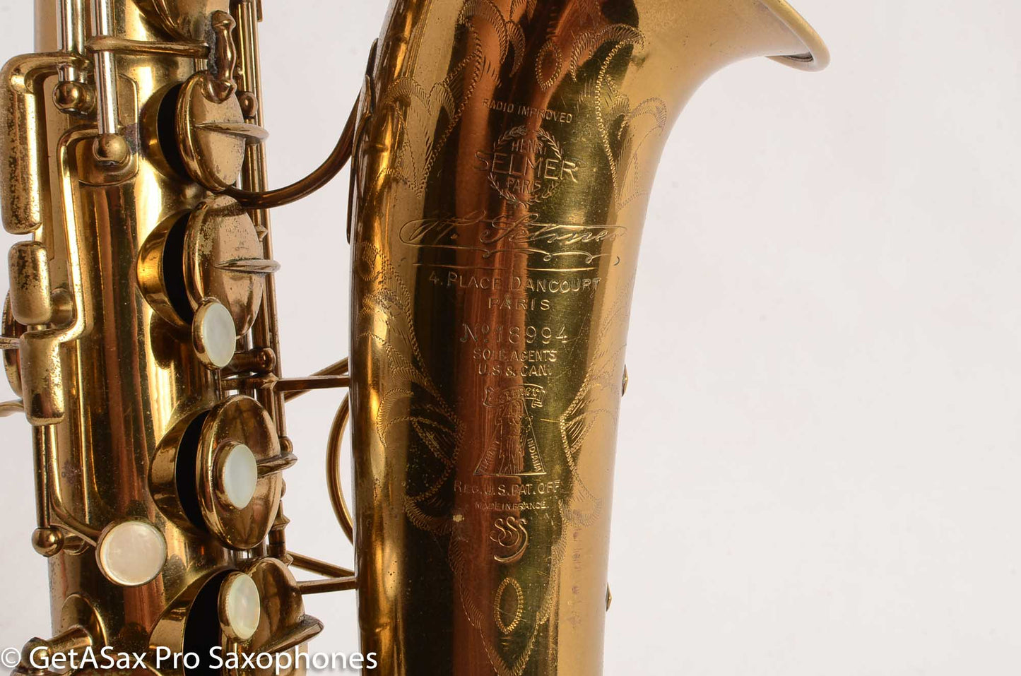 Selmer Radio Improved Alto Original Lacquer Excellent Condition Fresh Overhaul!