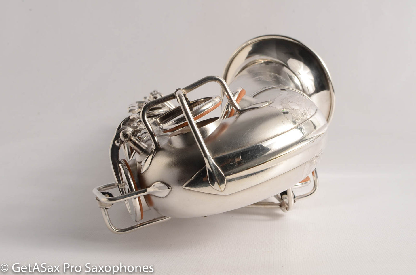 Selmer Radio Improved Alto Original Silver Plate Beautiful