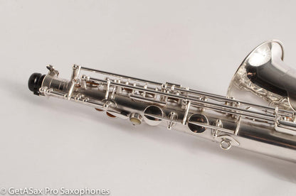 Selmer Radio Improved Alto Original Silver Plate Beautiful