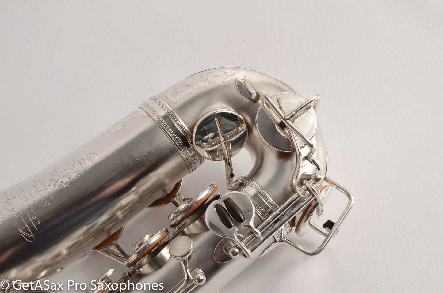 Selmer Radio Improved Alto Original Silver Plate Beautiful