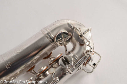 Selmer Radio Improved Alto Original Silver Plate Beautiful