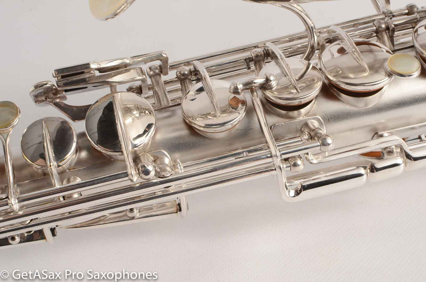 Selmer Radio Improved Alto Original Silver Plate Beautiful