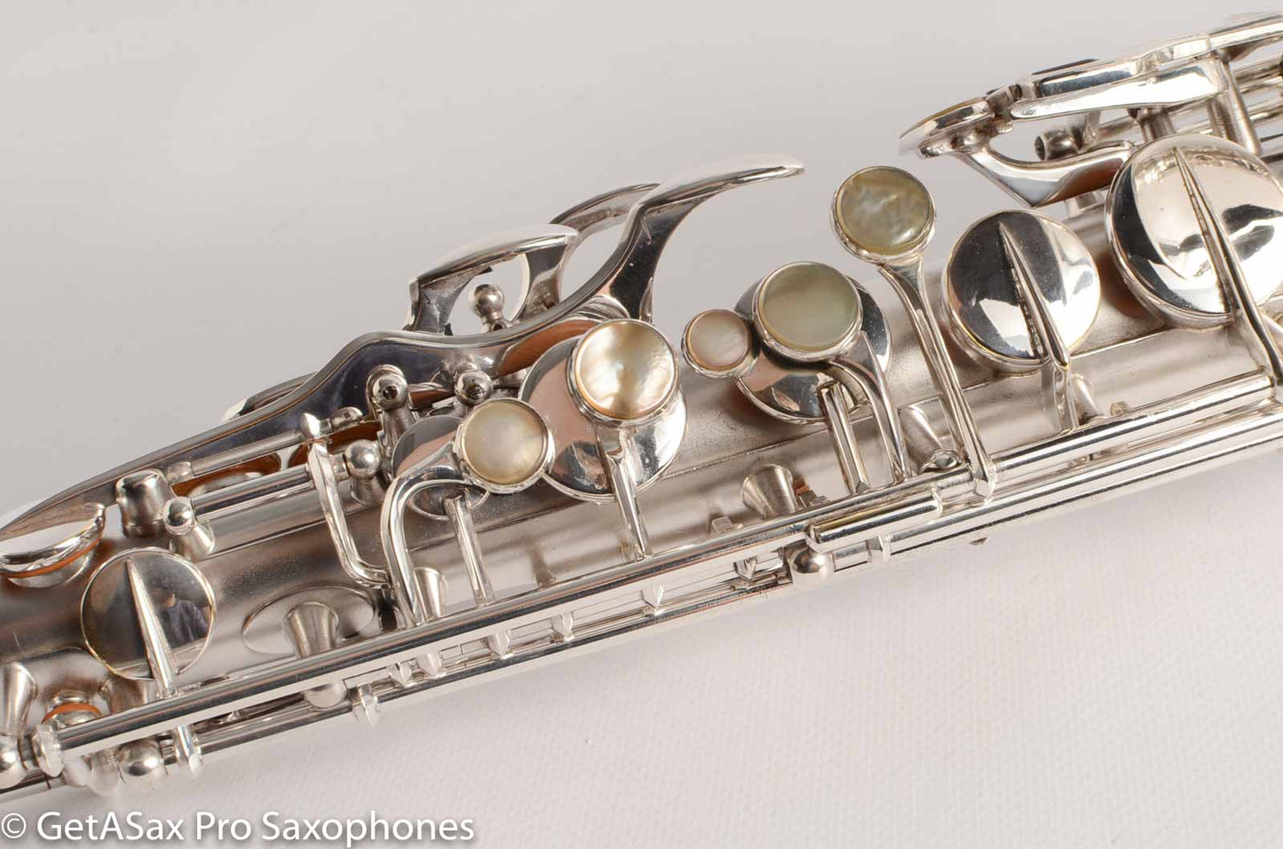 Selmer Radio Improved Alto Original Silver Plate Beautiful