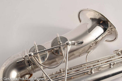 Selmer Radio Improved Alto Original Silver Plate Beautiful
