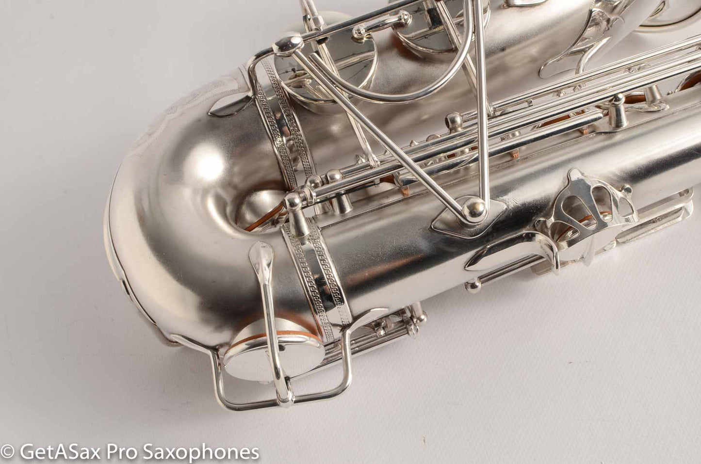 Selmer Radio Improved Alto Original Silver Plate Beautiful