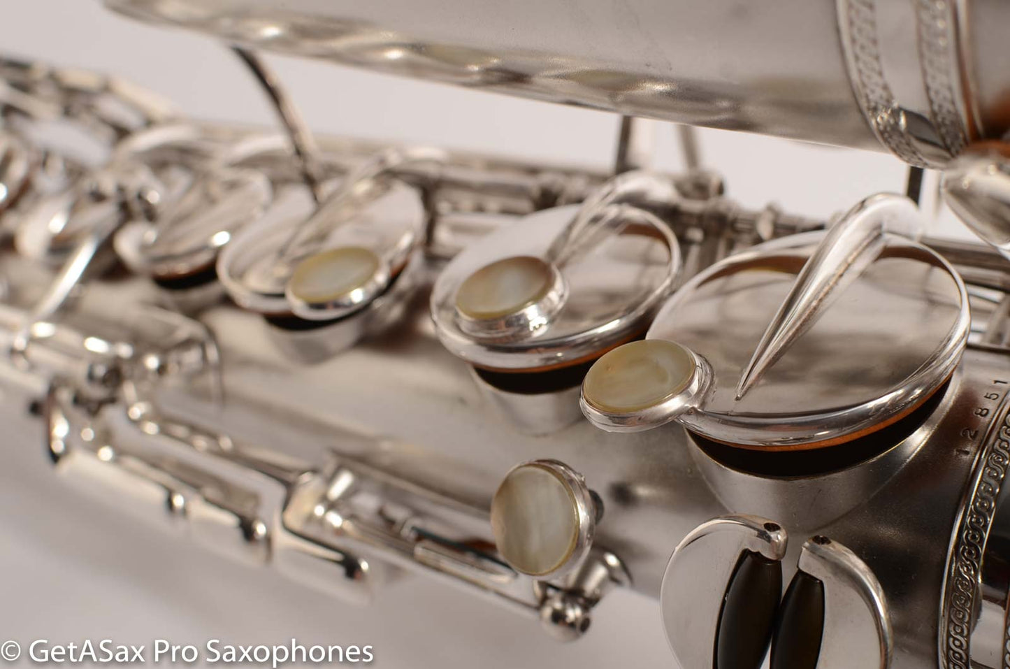 Selmer Radio Improved Alto Original Silver Plate Beautiful
