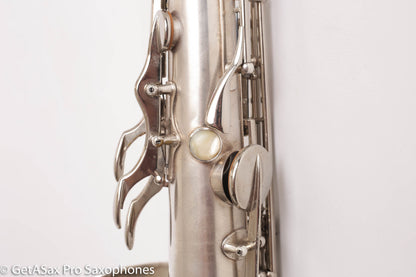 Selmer Radio Improved Tenor Original Silver Plate Overhauled Excellent!
