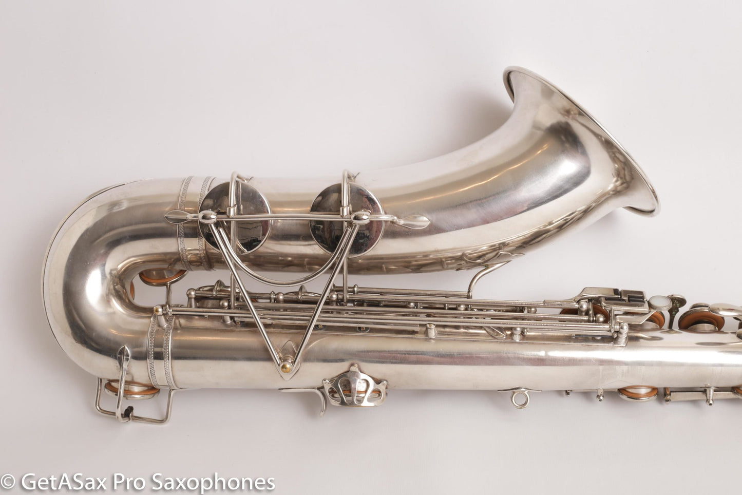 Selmer Radio Improved Tenor Original Silver Plate Overhauled Excellent!