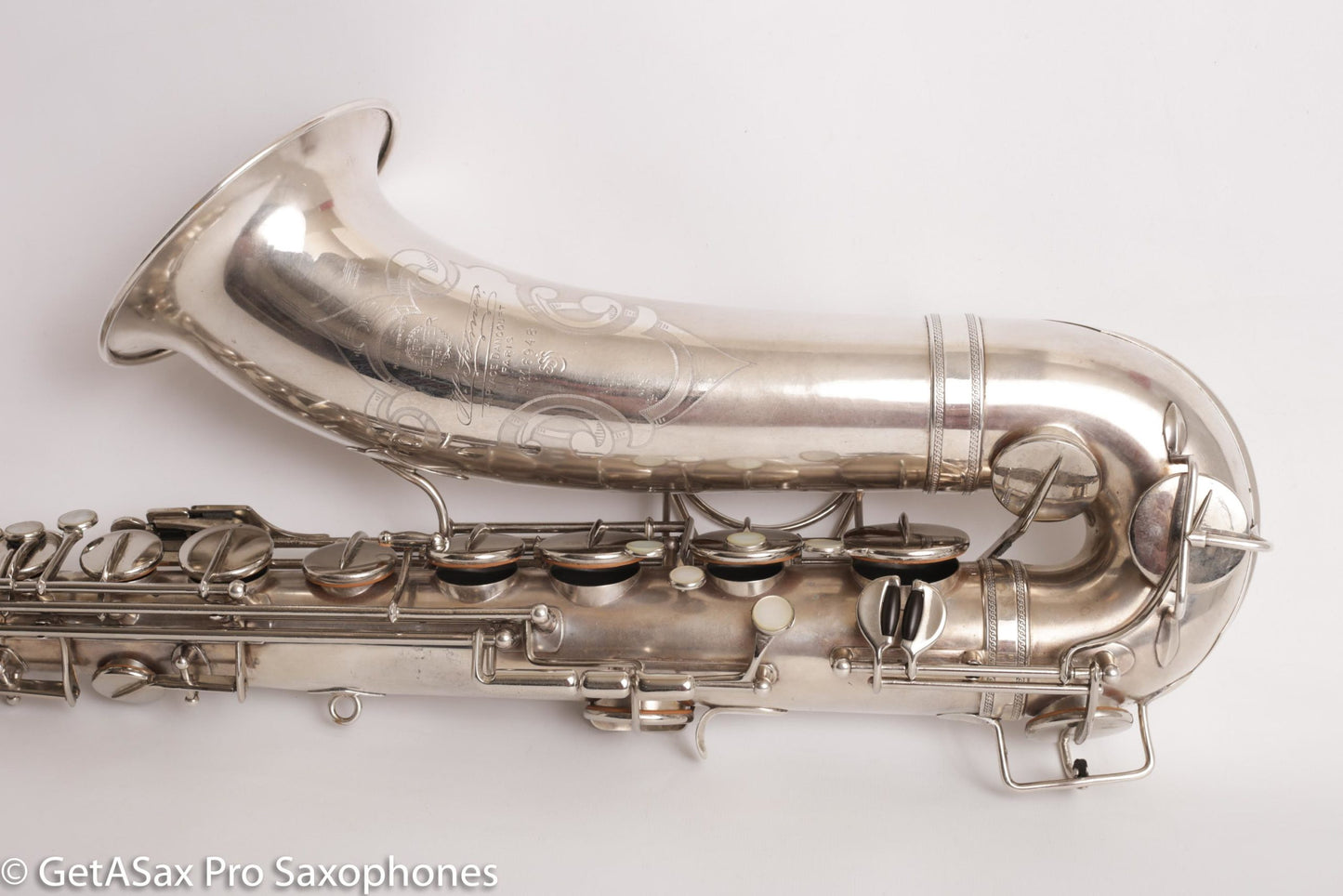 Selmer Radio Improved Tenor Original Silver Plate Overhauled Excellent!