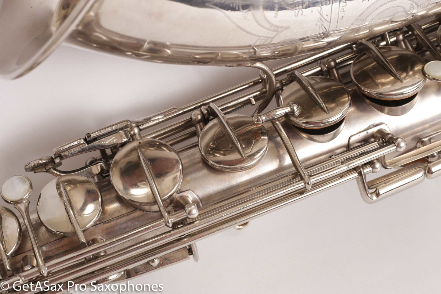 Selmer Radio Improved Tenor Original Silver Plate Overhauled Excellent!