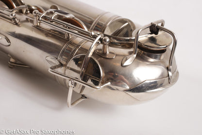 Selmer Radio Improved Tenor Original Silver Plate Overhauled Excellent!