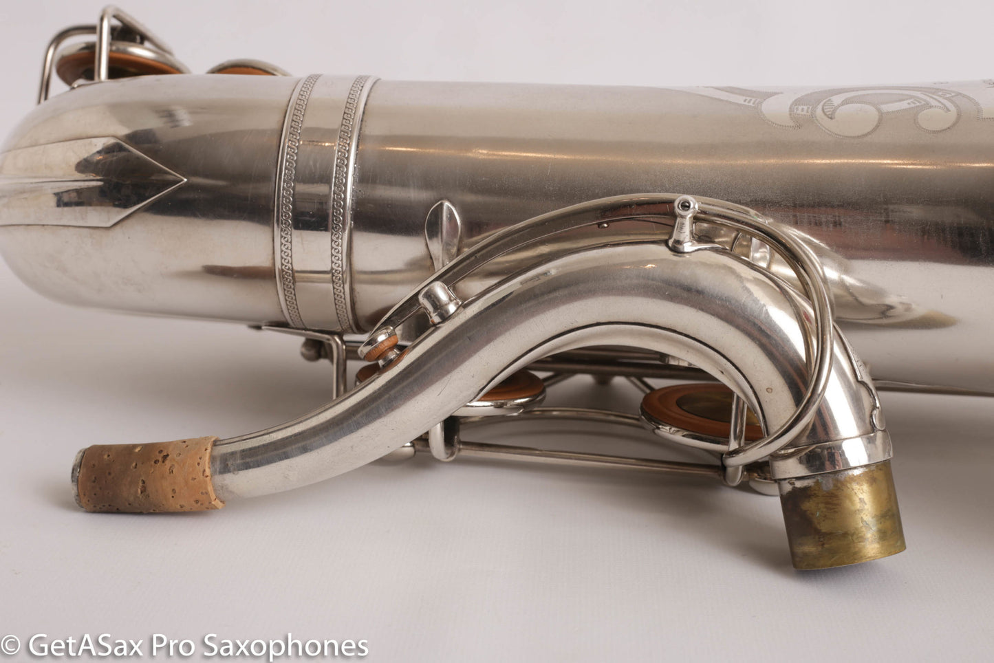 Selmer Radio Improved Tenor Original Silver Plate Overhauled Excellent!