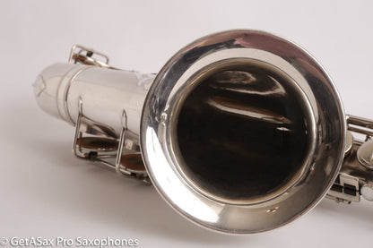 Selmer Radio Improved Tenor Original Silver Plate Overhauled Excellent!