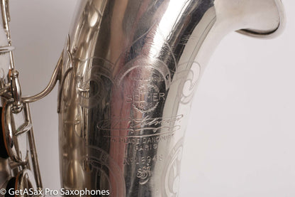 Selmer Radio Improved Tenor Original Silver Plate Overhauled Excellent!