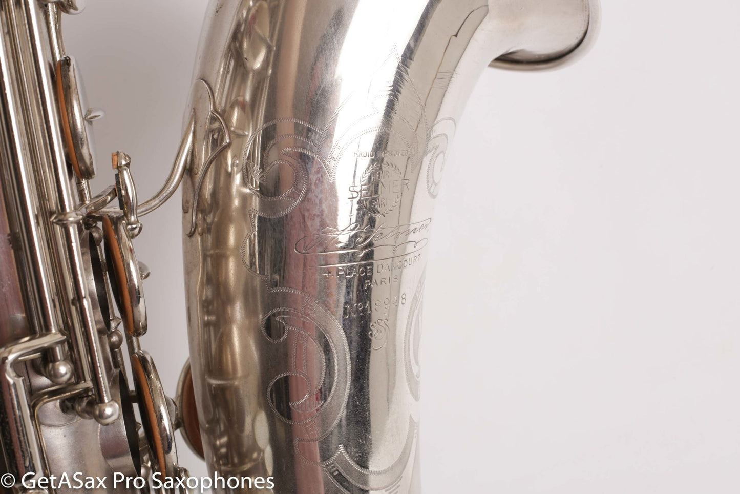 Selmer Radio Improved Tenor Original Silver Plate Overhauled Excellent!