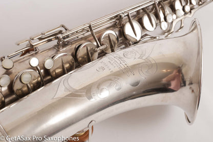 Selmer Radio Improved Tenor Original Silver Plate Overhauled Excellent!