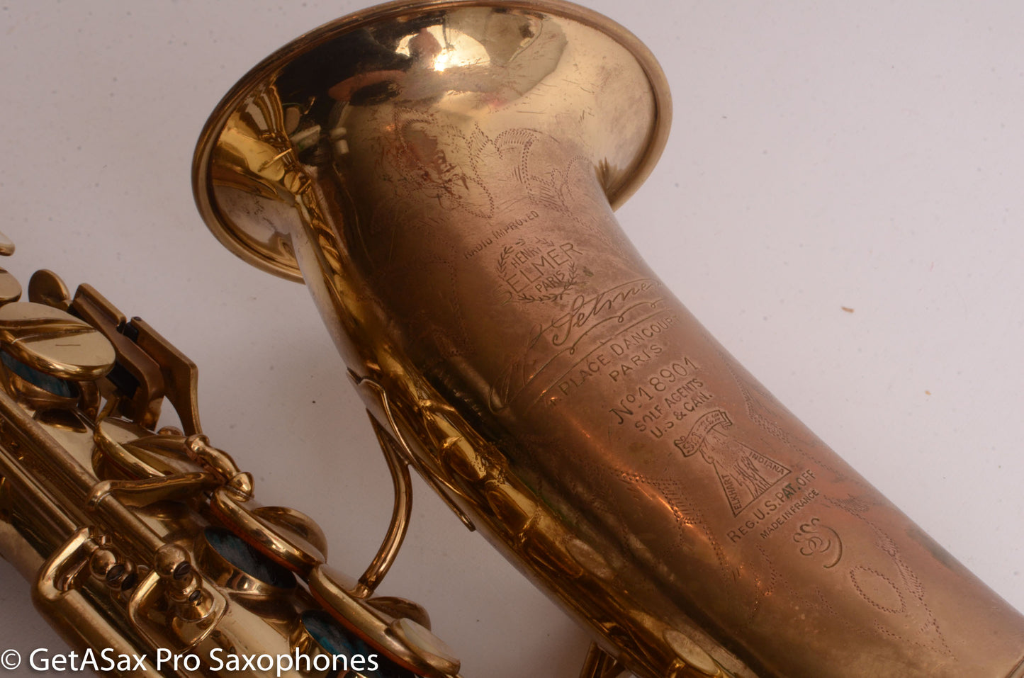 Selmer Radio Improved Alto Relacquer Great Deal 18901