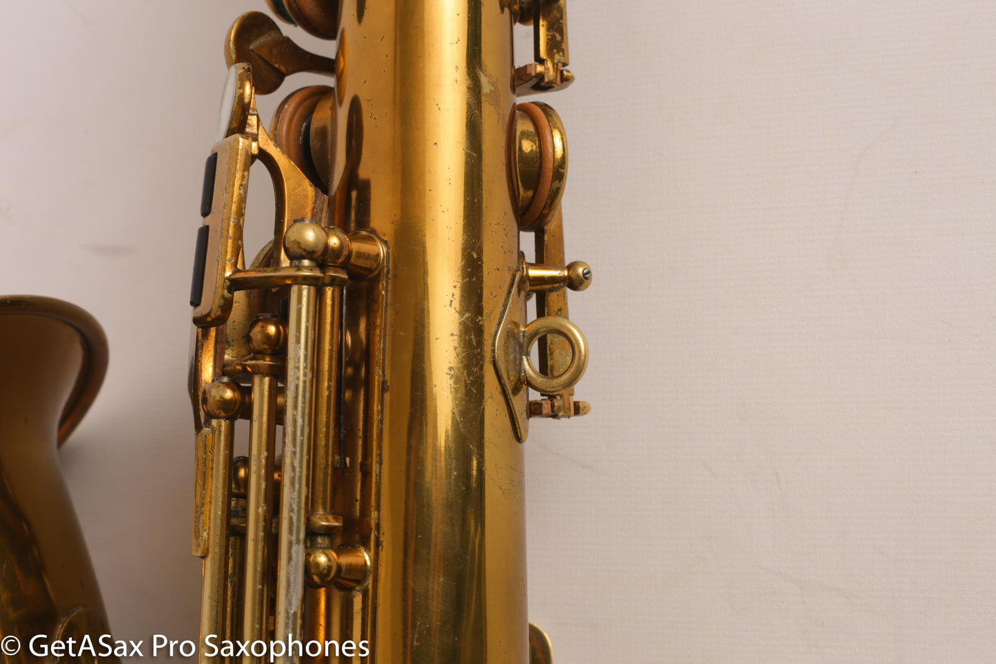 Selmer Radio Improved Alto Original Lacquer Fresh Overhaul Excellent Player! 19276