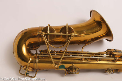 Selmer Radio Improved Alto Original Lacquer Fresh Overhaul Excellent Player! 19276